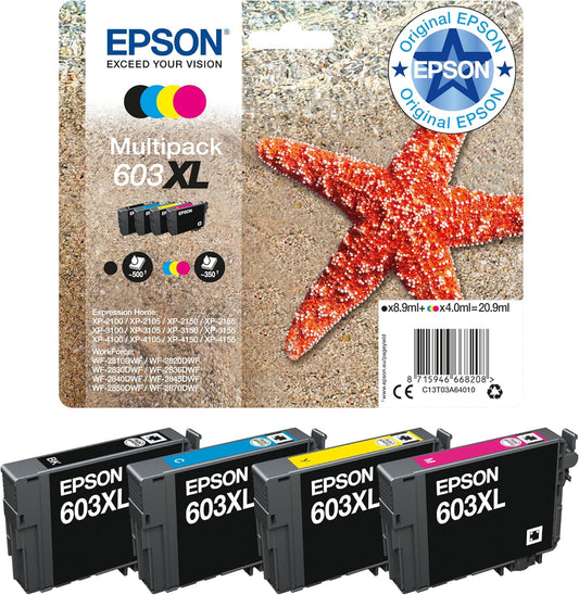 Epson 603XL Tintenpatronen Multipack, Schwarz & Farbe