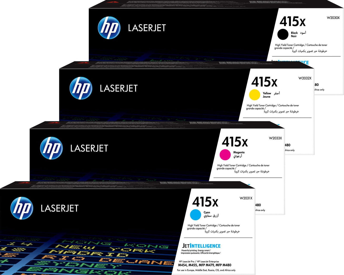 HP 415X, 4er Set - (C/M/Y/K)